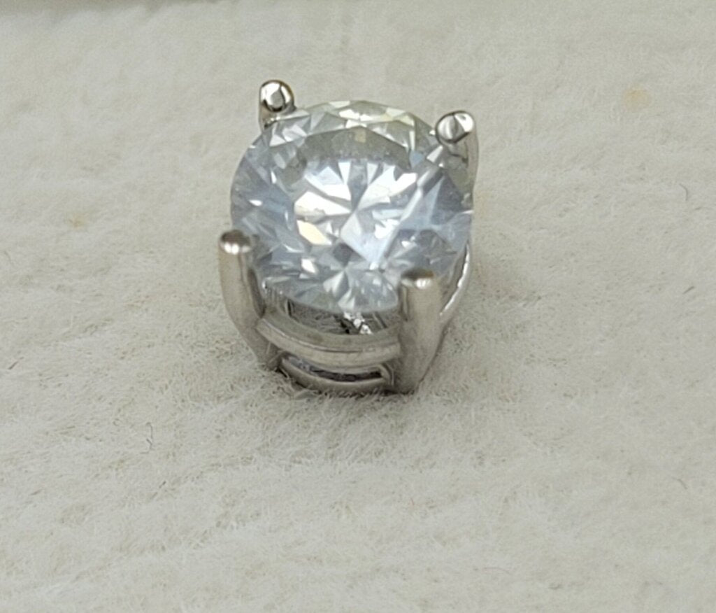 Timeless 14K White Gold Diamond Stud Earrings (LIT)