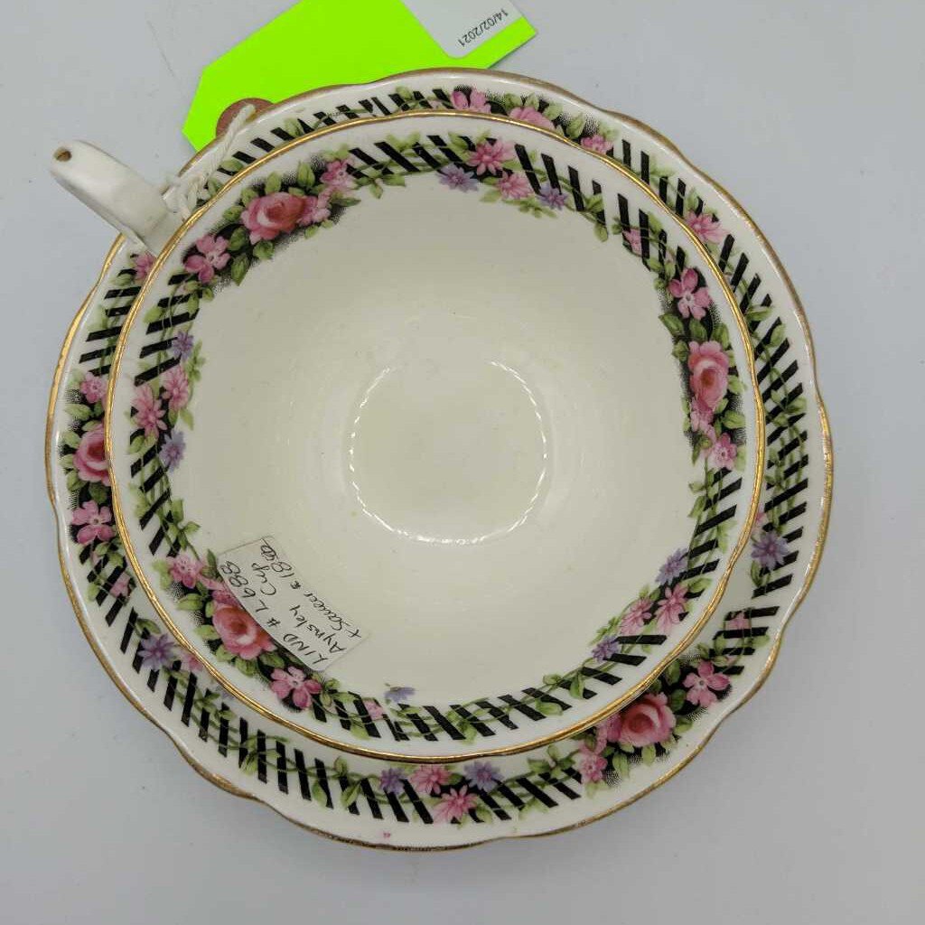 Aynsley Cup & Saucer (LIND)
