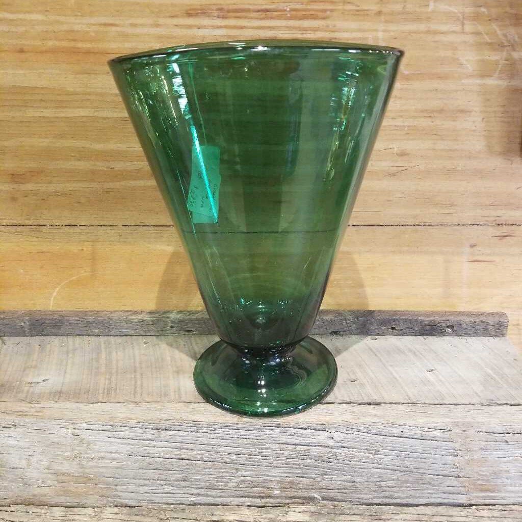 Green Glass Vase (Deb)