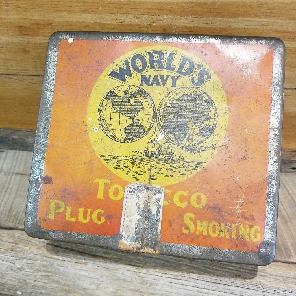 World's Navy Tobacco Tin (JL)