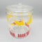 Vintage Anchor Hocking Jar w/lid (Chipped) (NUR) (5216)