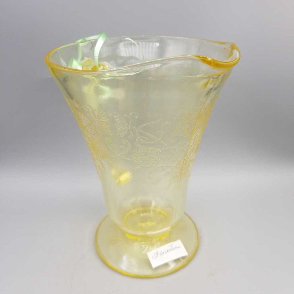 Depression Glass Pitcher (TRE)