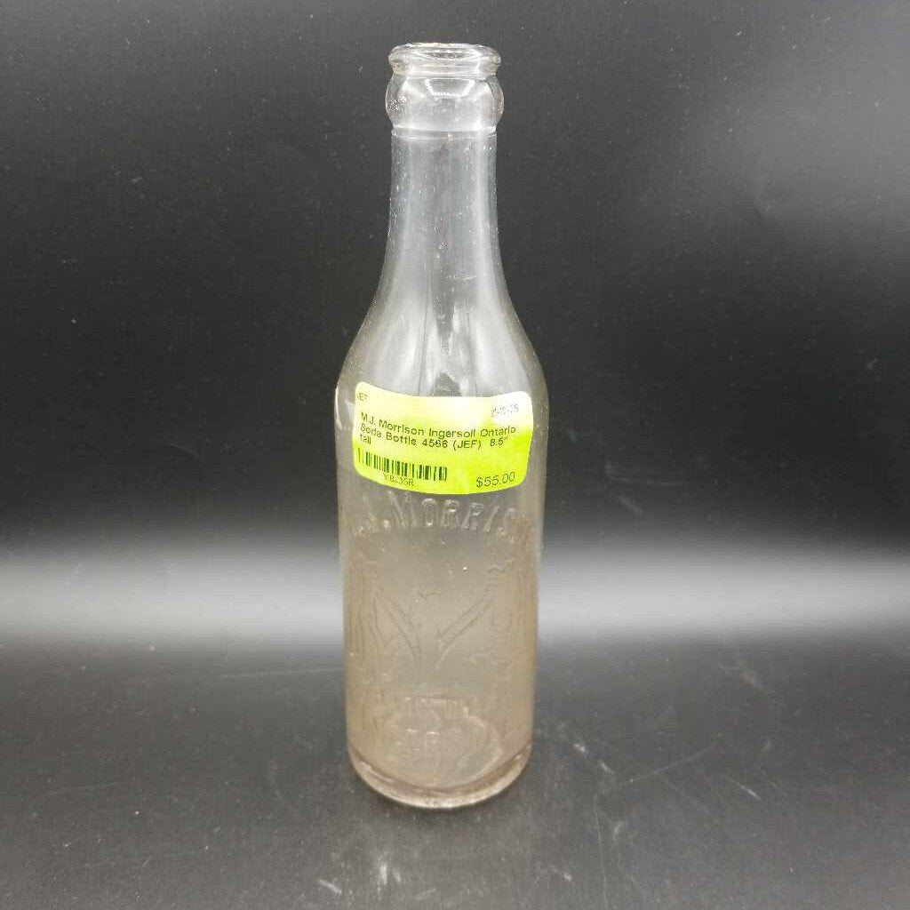 M.J. Morrison Ingersoll Ontario Soda Bottle 4566 (JEF)