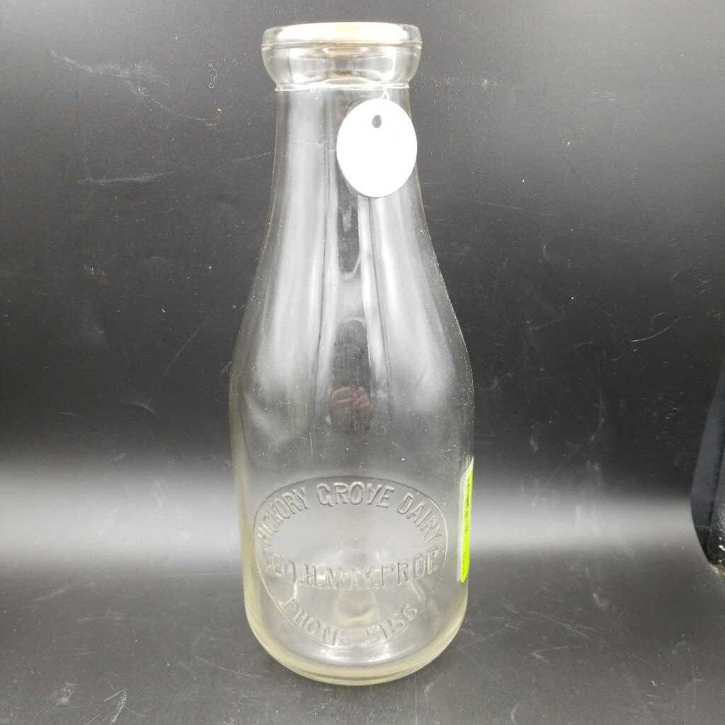 Hickory Grove Dairy Milk bottle (JAS)