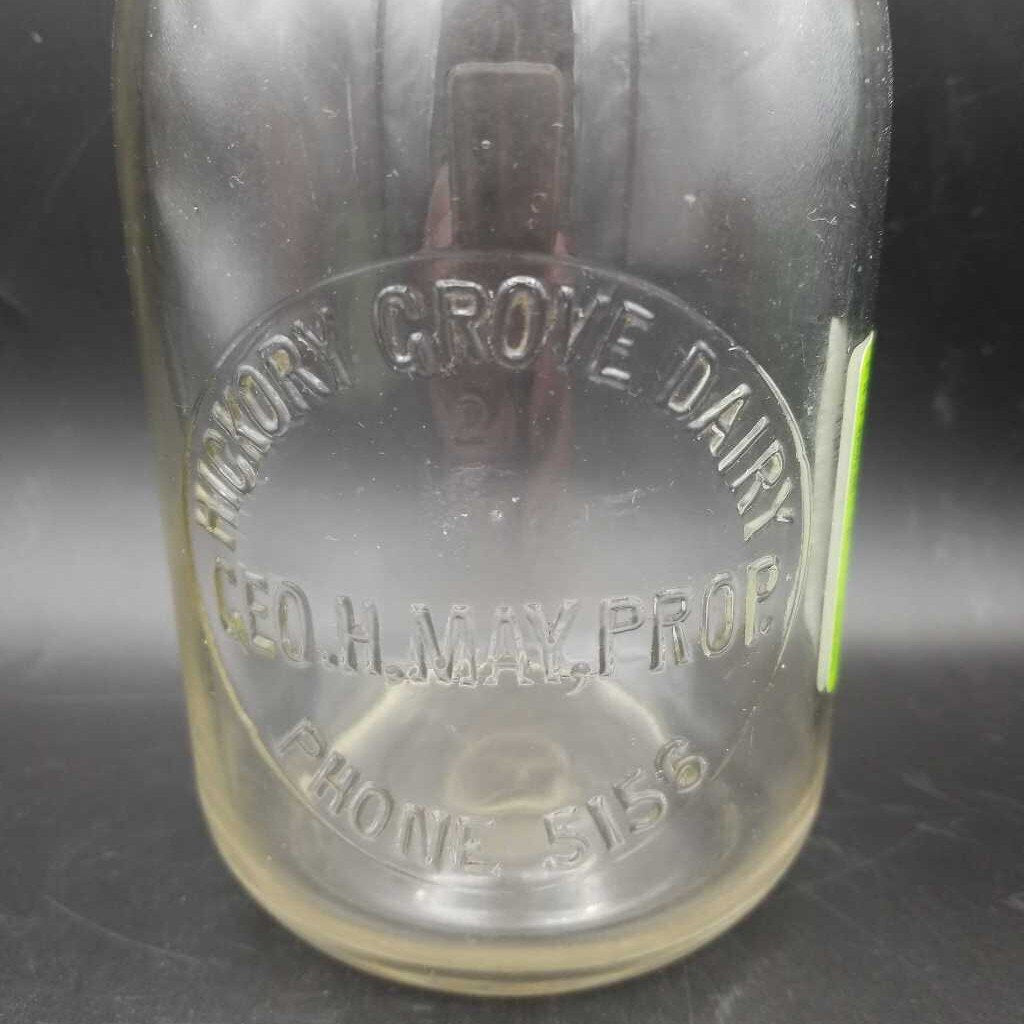 Hickory Grove Dairy Milk bottle (JAS)