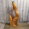 Signed Wood Howling Coyote (ST)