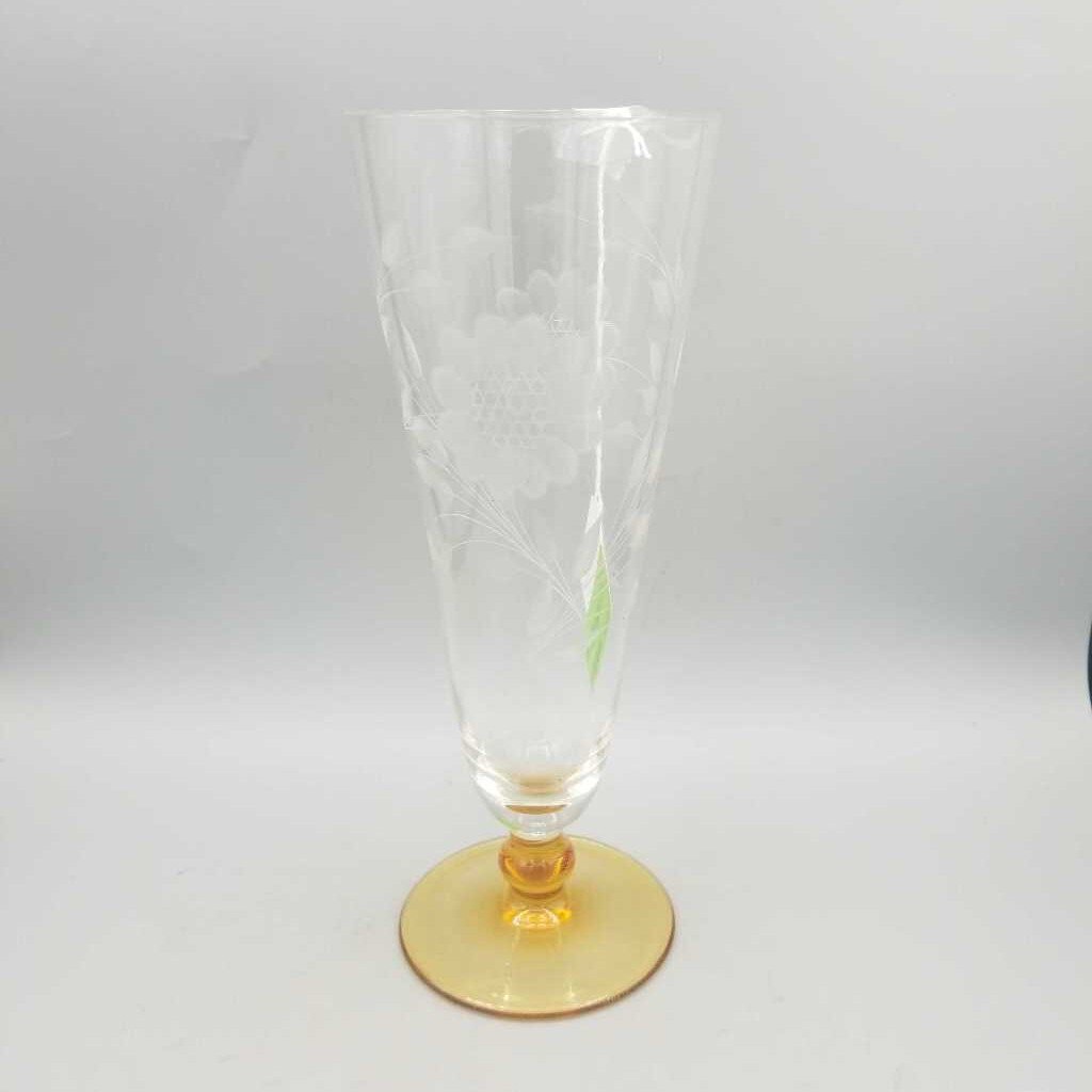 Cornflower Glass With Amber Base (DEB)