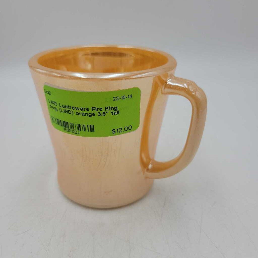 Lustreware Fire King mug (LIND)