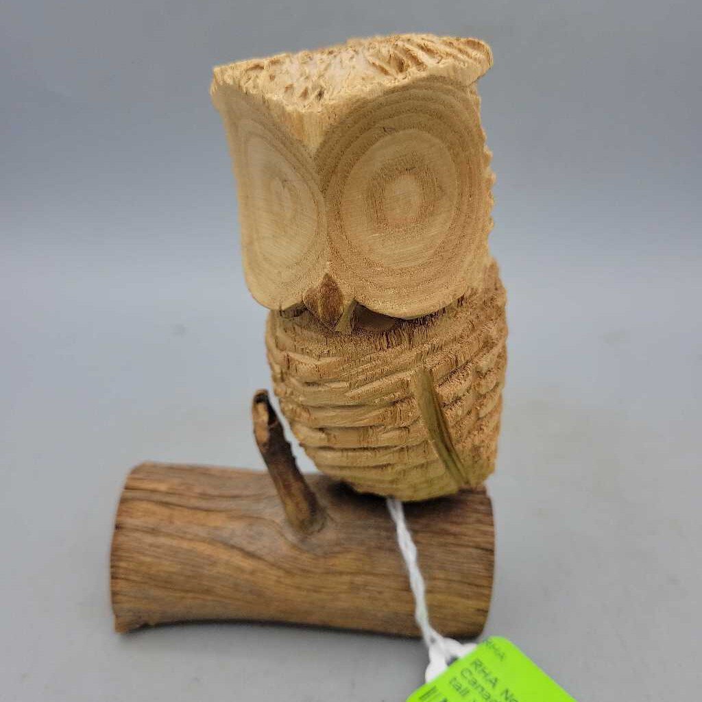Norman Peterson Canada Carved Owl (RHA)
