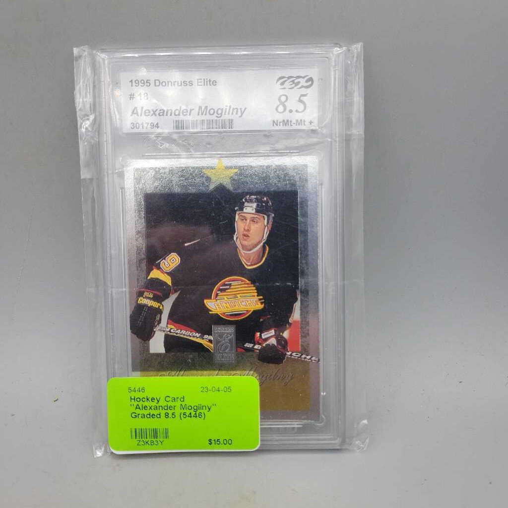 Hockey Card "Alexander Mogilny" Graded 8.5 (5446)