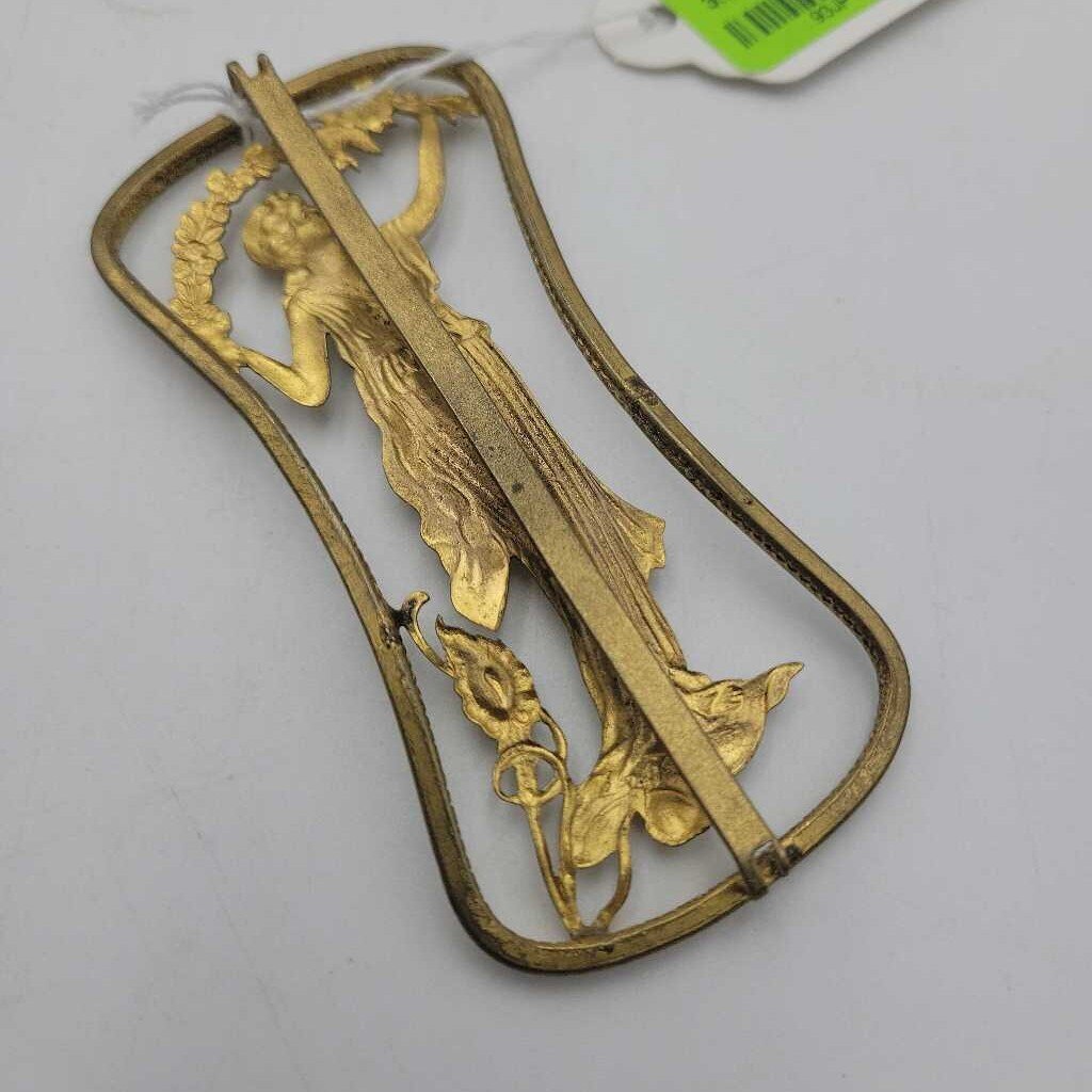 Art Nouveau c. 1910s Figural Buckle - VT #6769