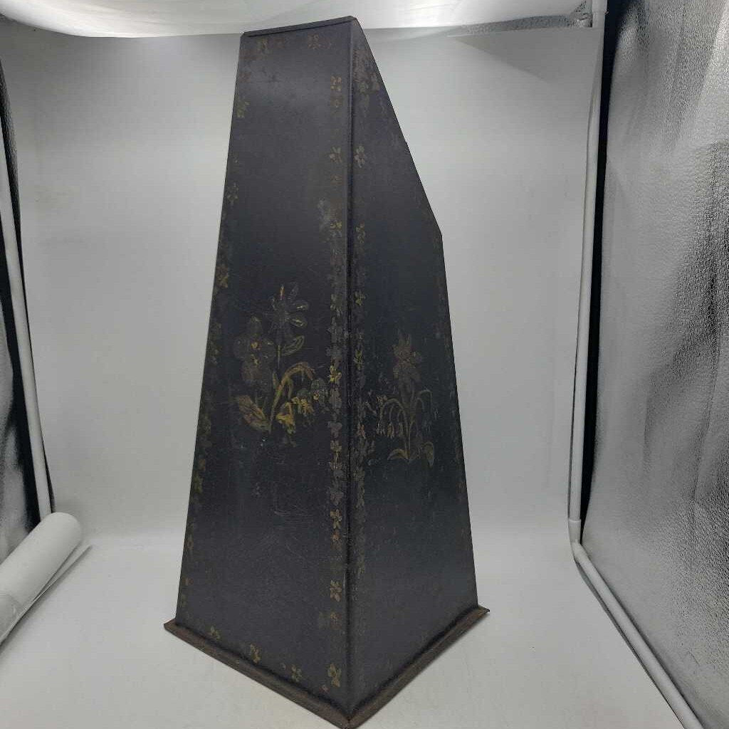 Antique Tole Painted Coal Scuttle 21"H (SC) S2020