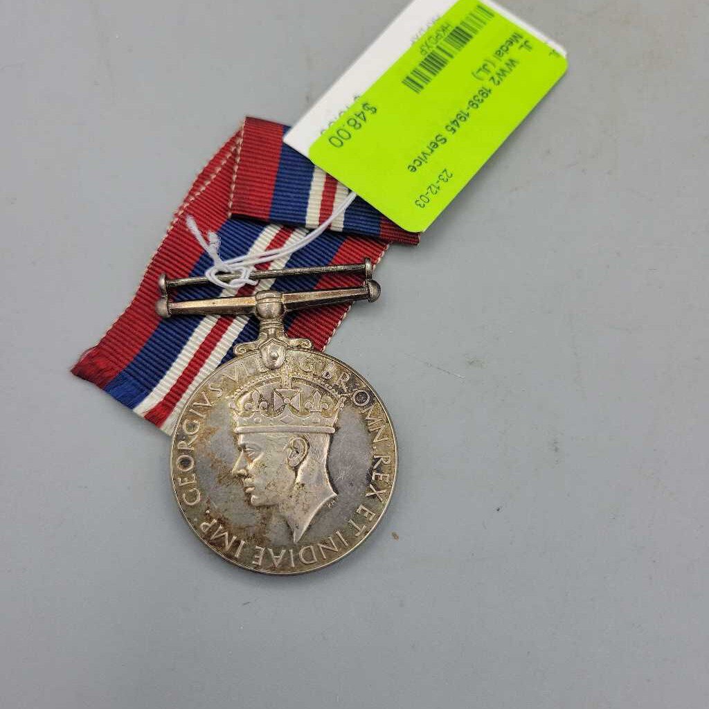 WW2 1939-1945 Service Medal (JL) war memorabilia