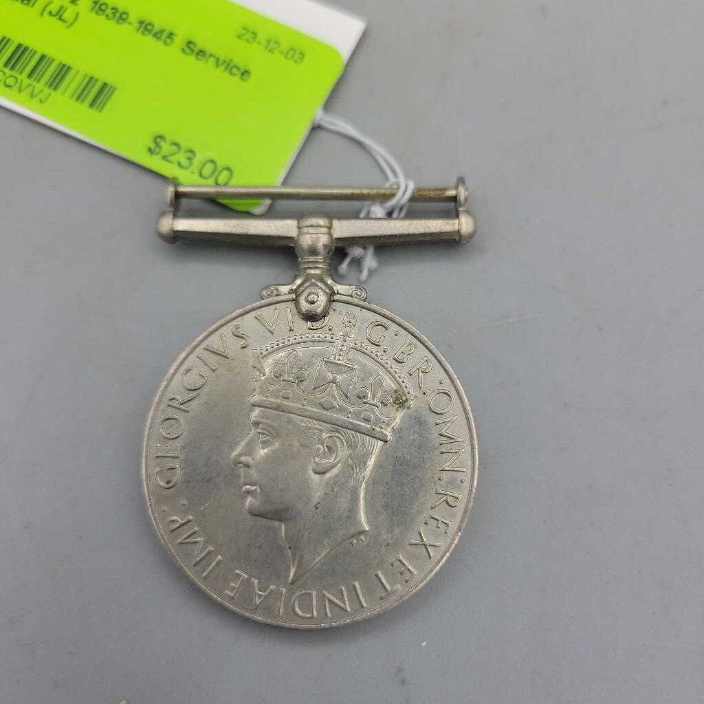 WW2 1939-1945 Service Medal (JL) war memorabilia