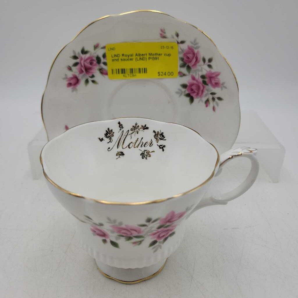 Royal Albert Mother cup and saucer (LIND) P1391