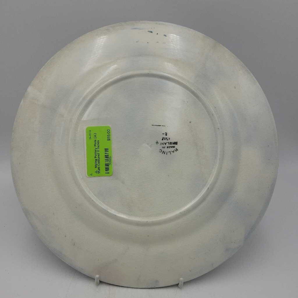 Maling Pottery Plate (JL)