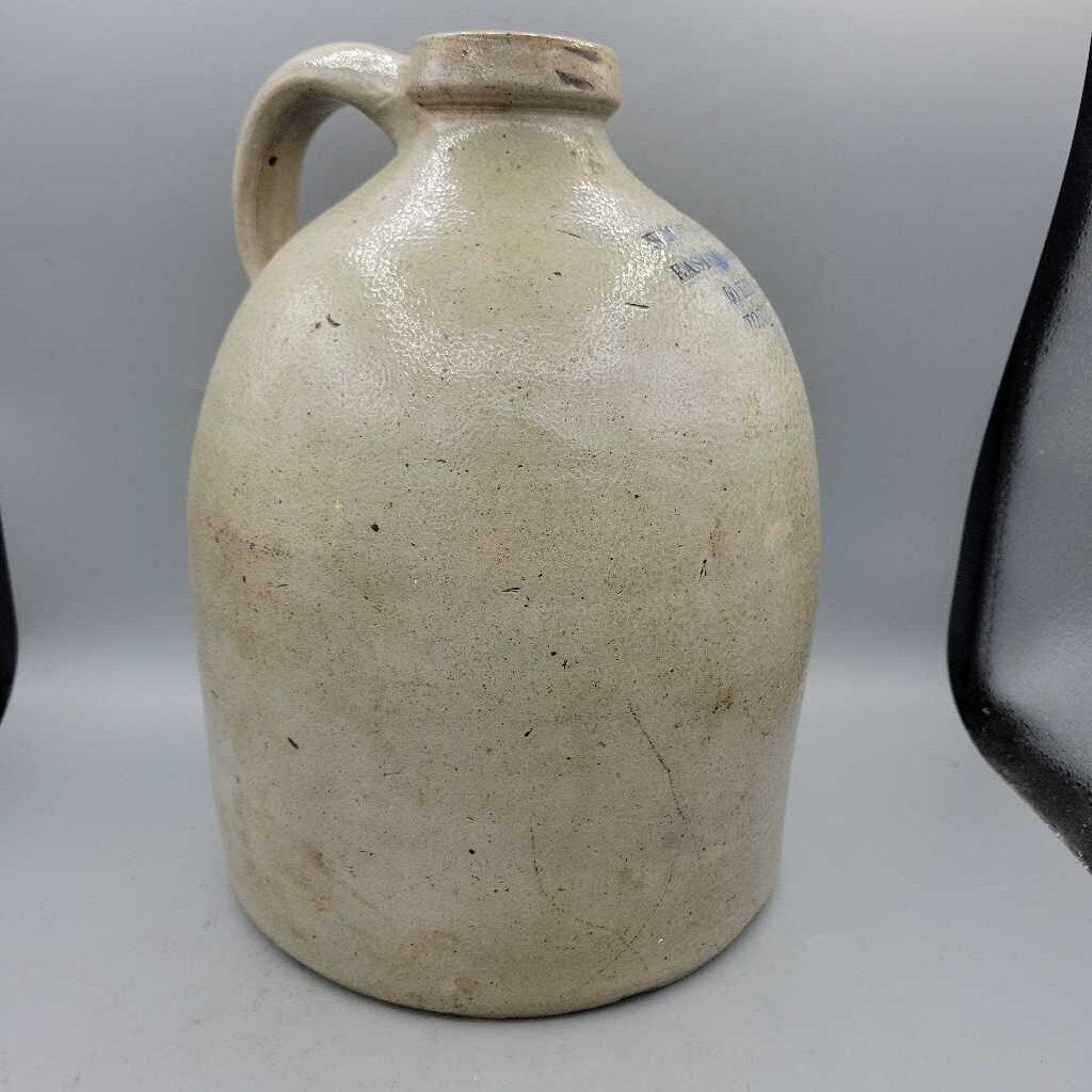 Toronto Stoneware jug W Monahan (JEF)