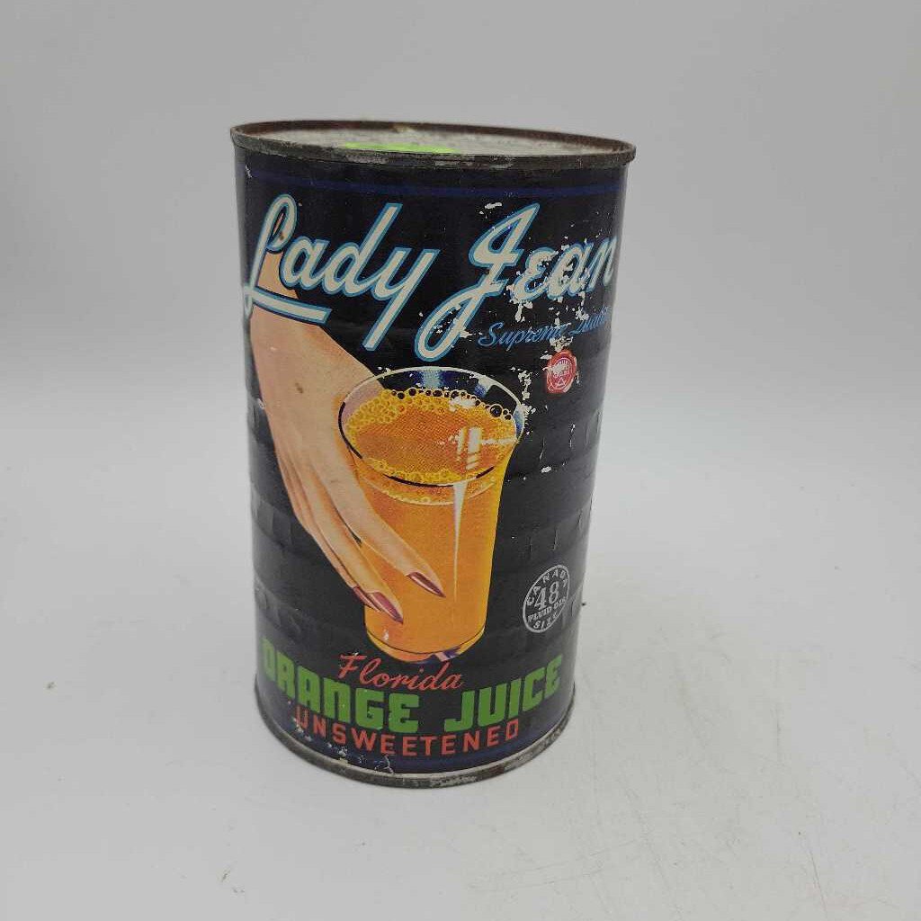 Lady Jean Tin Orange Juice Tin (DR)