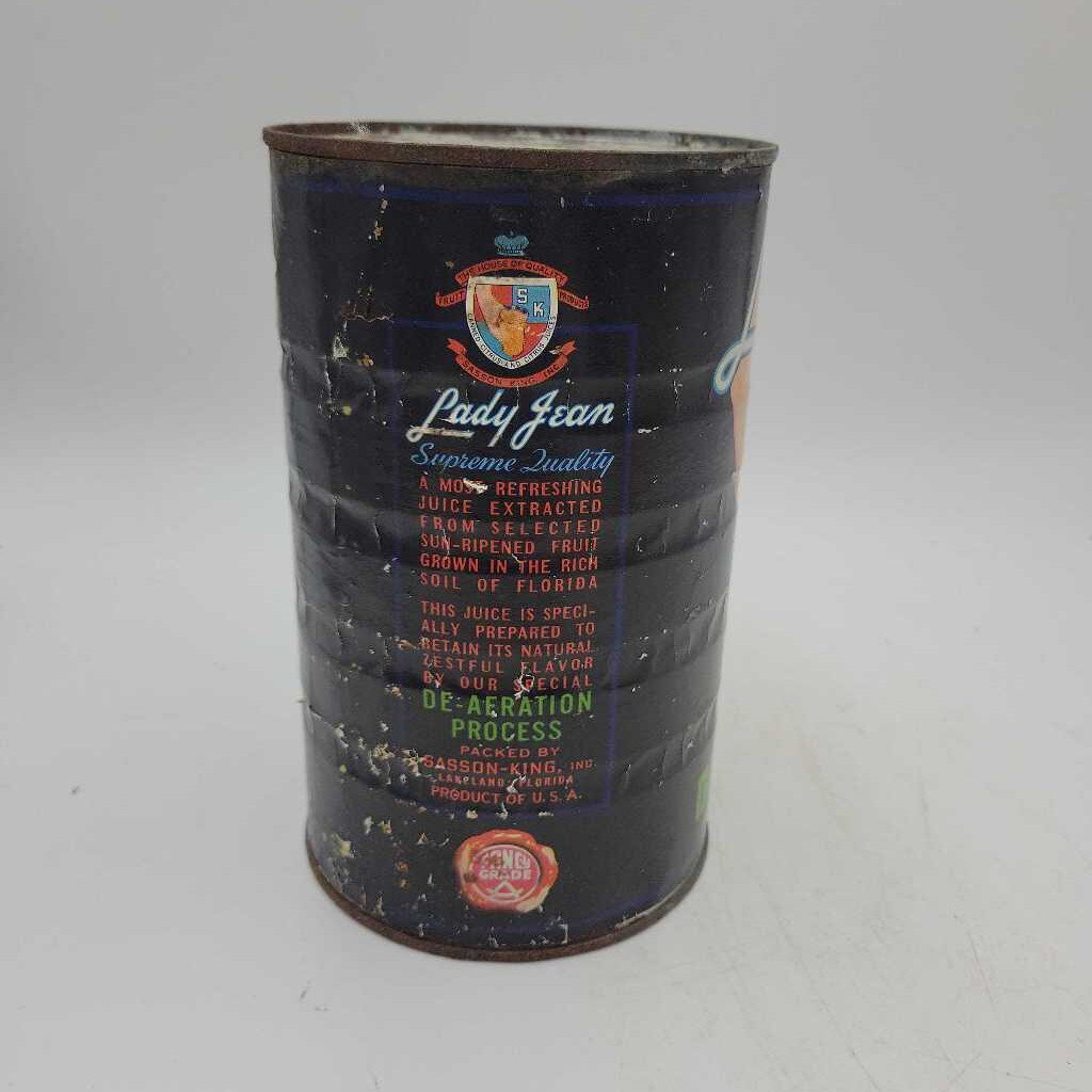 Lady Jean Tin Orange Juice Tin (DR)