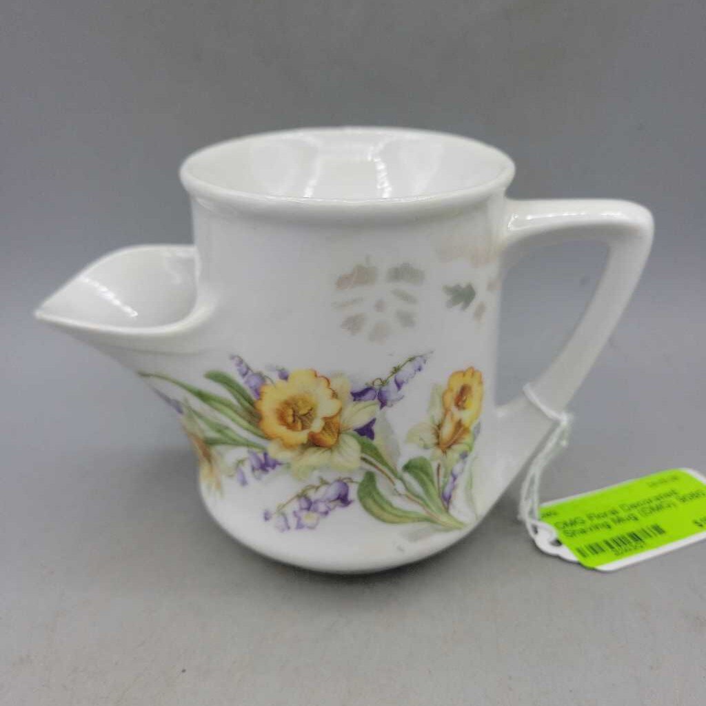 Floral Decorated Shaving Mug (DMG) 9080