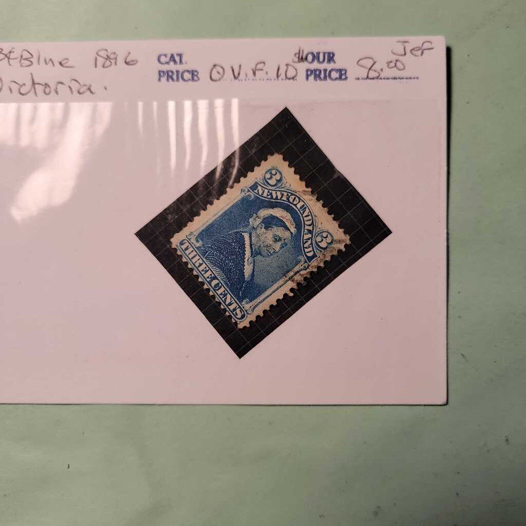 Queen Victoria Newfoundland 1896 Stamp (Jef)