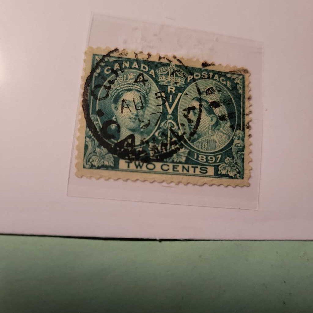 1897 Diamond Jubilee .02 cent Canadian Stamp (Jef)