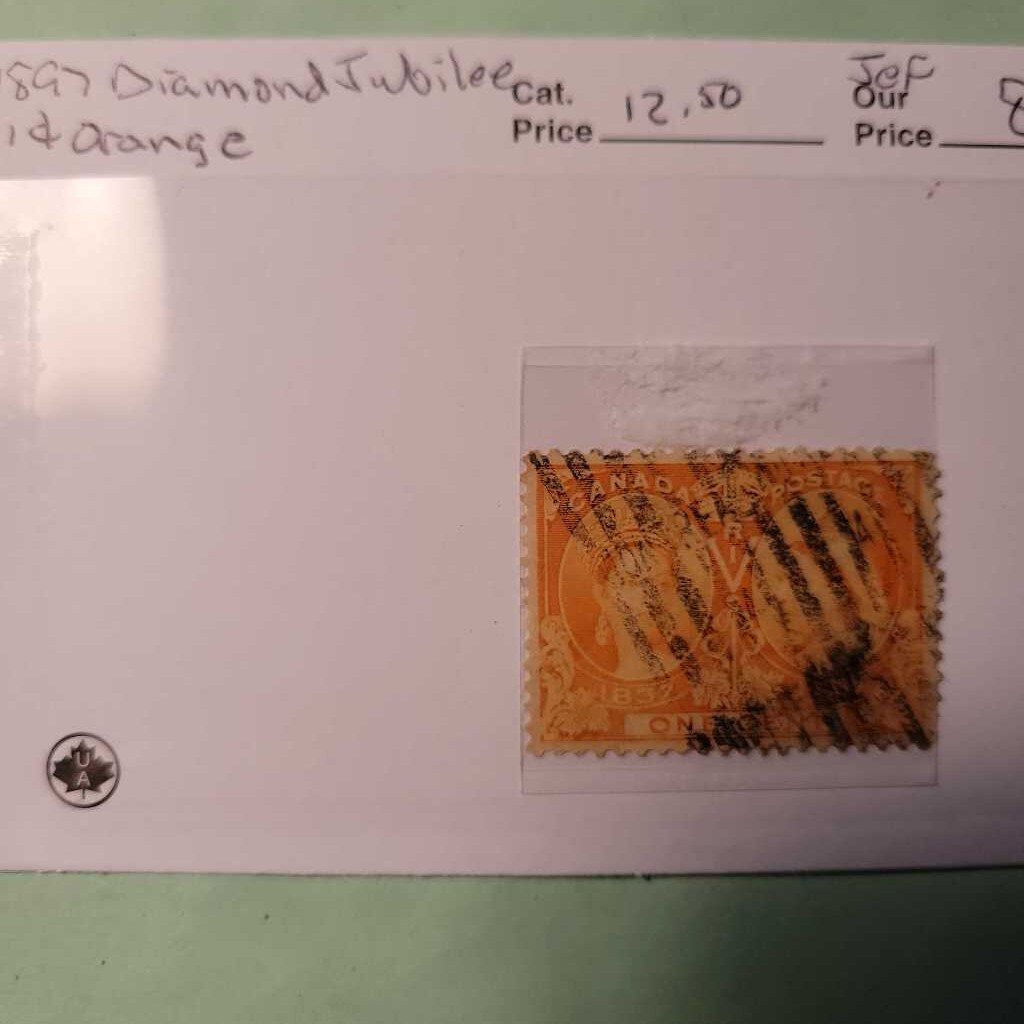 1897 Diamond Jubilee .01 cent Canadian Stamp (Jef)