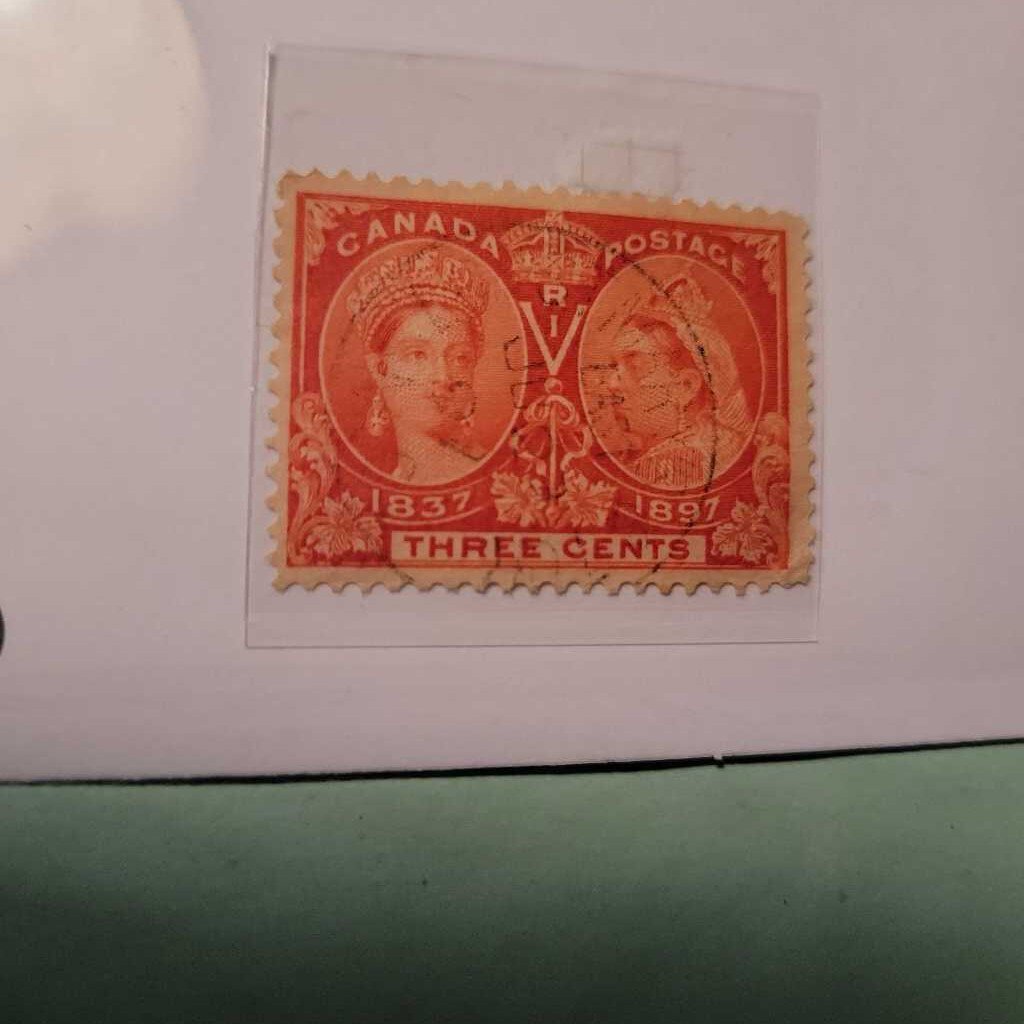 1897 Diamond Jubilee .03 cent Canadian Stamp (Jef)