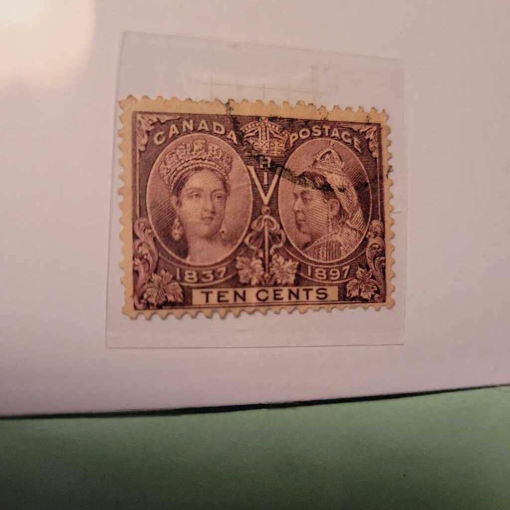 1897 Diamond Jubilee .10 cent Canadian Stamp (Jef)