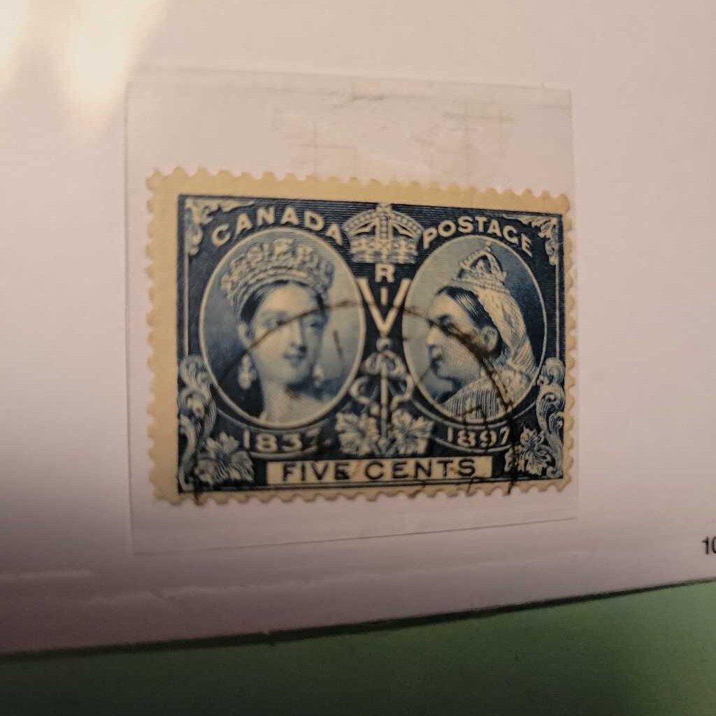 1897 Diamond Jubilee .05 cent Canadian Stamp (Jef)