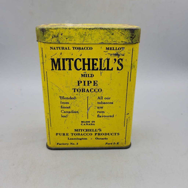 Mitchell's Pipe Tobacco Tin Lemmington Ontario