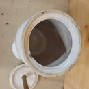 6 Gal Butter Churn Crock With Lid and wooden churn (JAS)