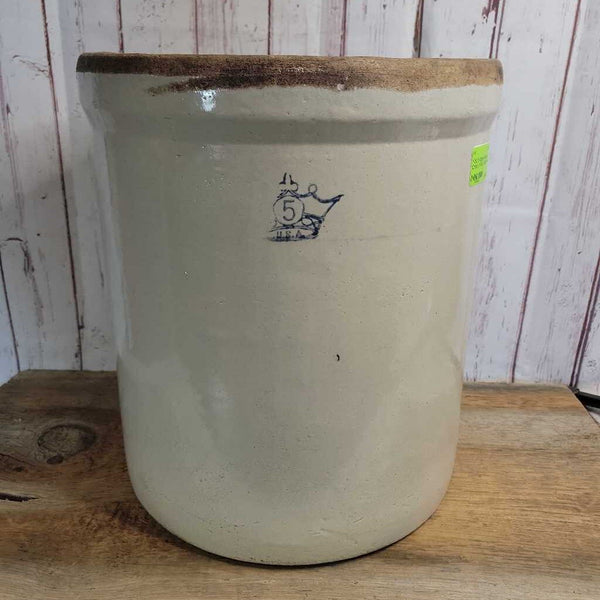 5 Gallon Pottery Crock (YVO) (404)