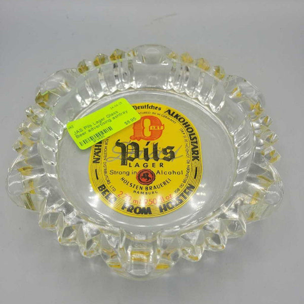 Pils Lager Glass Beer advertising ashtray