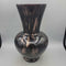Art Glass Vase Bronze Splash Italy (DMG) 8338