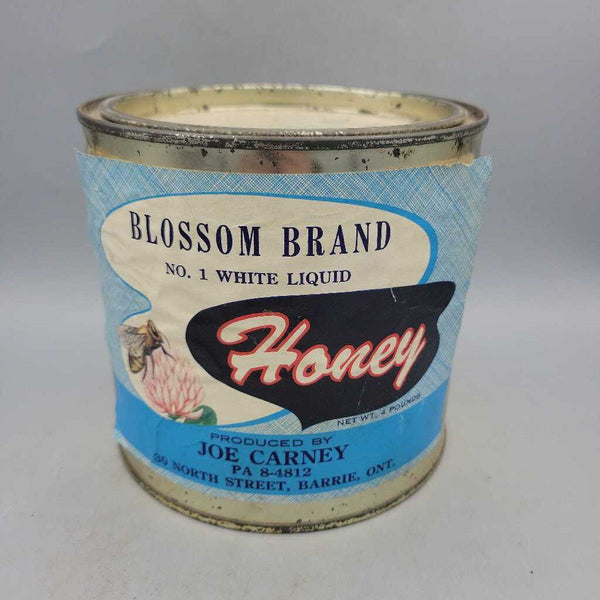 Blossom Brand Honey Barrie Ont Tin (Jef)