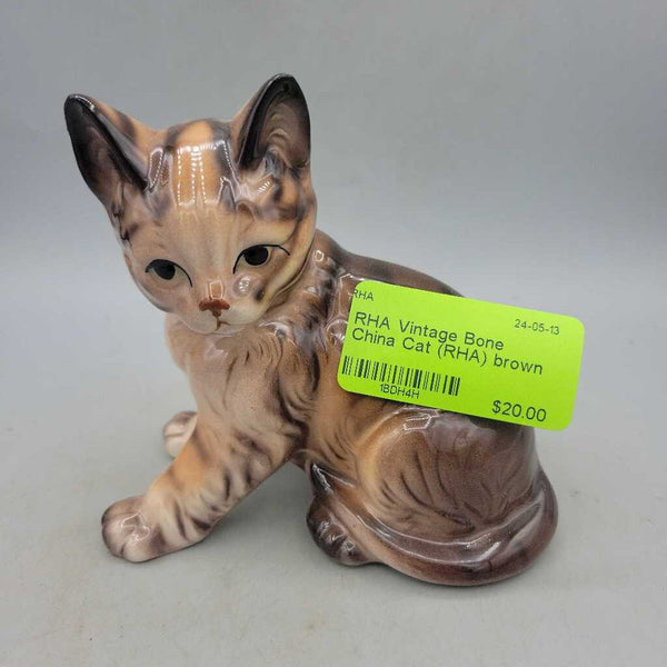 Vintage Bone China Cat (RHA)