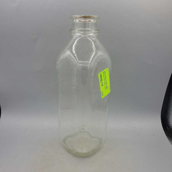 Clear Quart Milk Bottle with top (JAS)