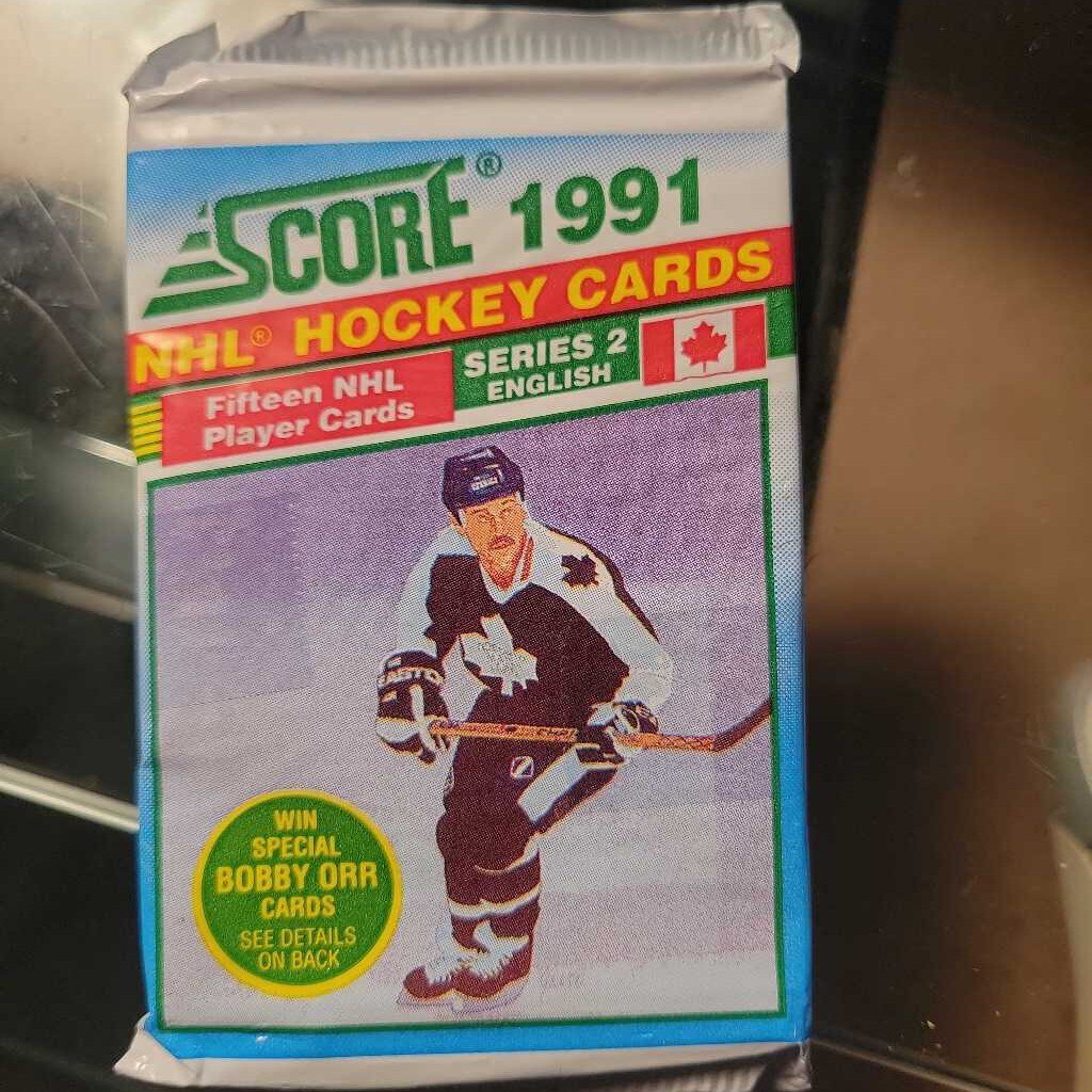 1991 Score series 2 NHL Hockey Cards 2 Pk Deal (JAS)