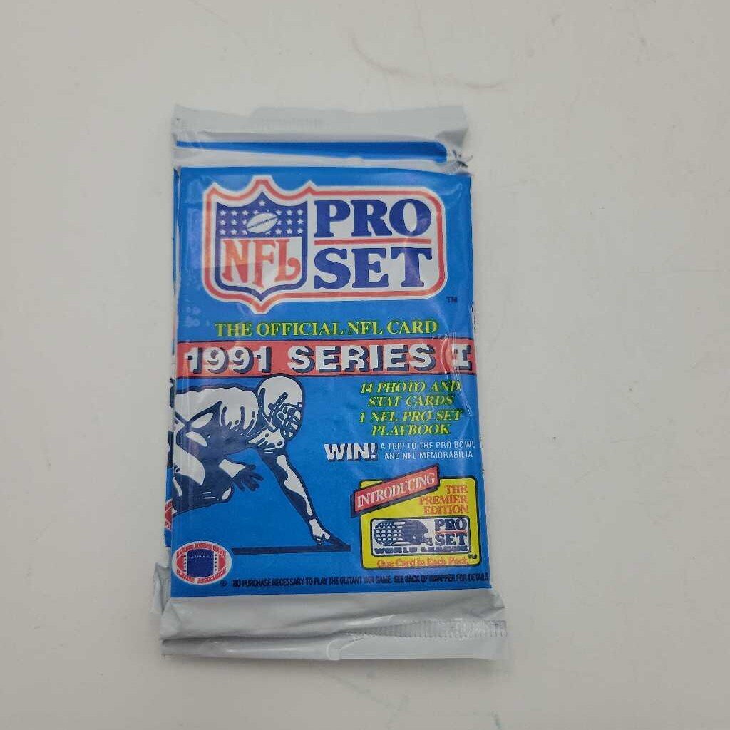 Proset Football Card 1991 14 card pack x 2 (JAS)