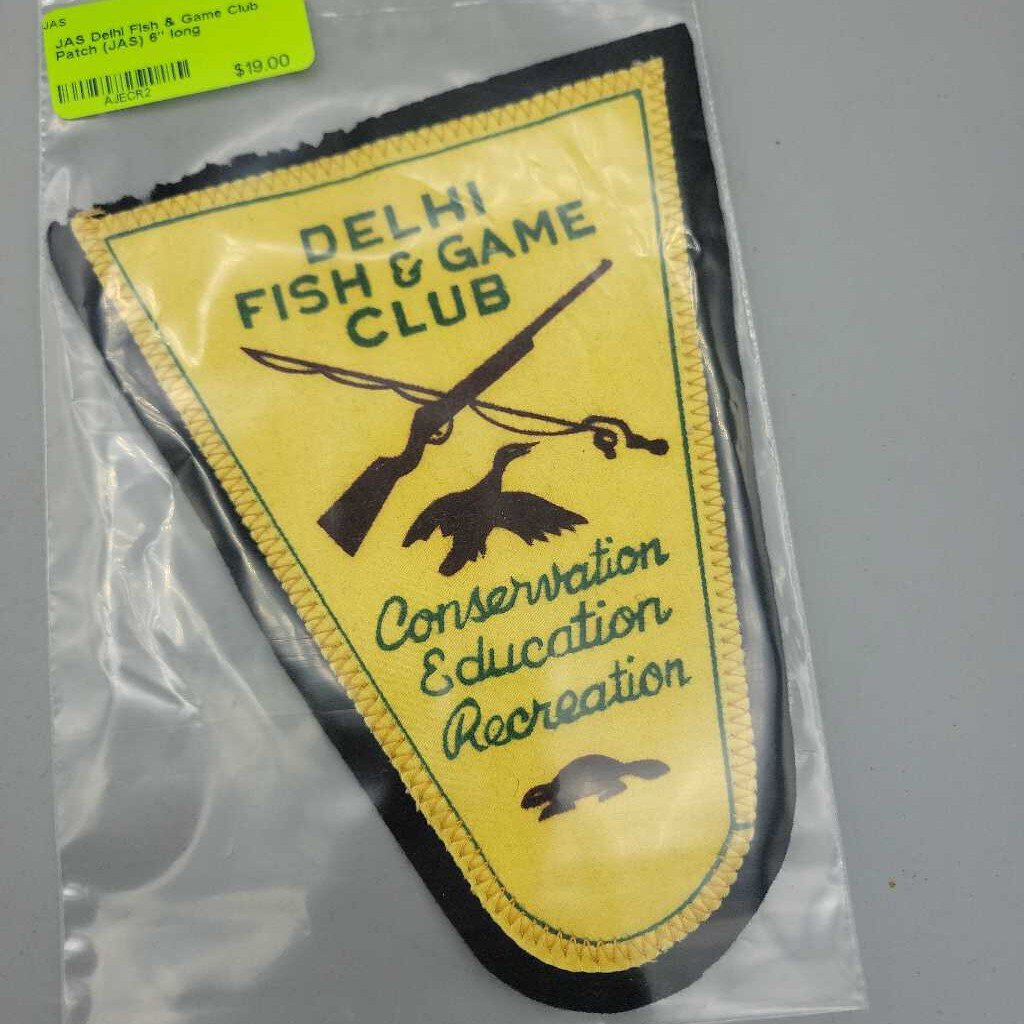 Delhi Fish & Game Club Patch (JAS)