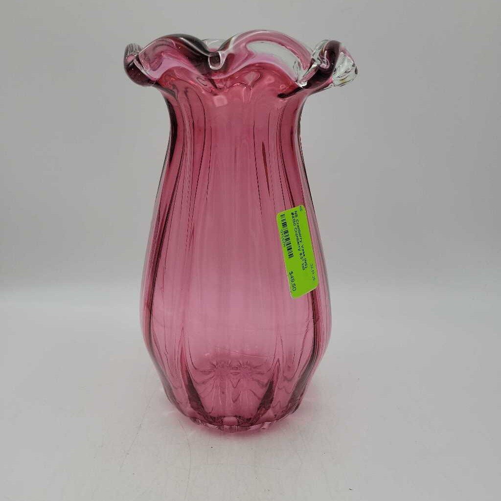 Cranberry Vase (NS) #4150