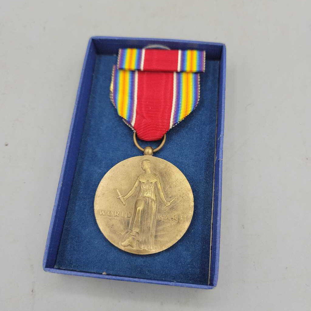 WW2 US Victory Medal (JL) war memorabilia