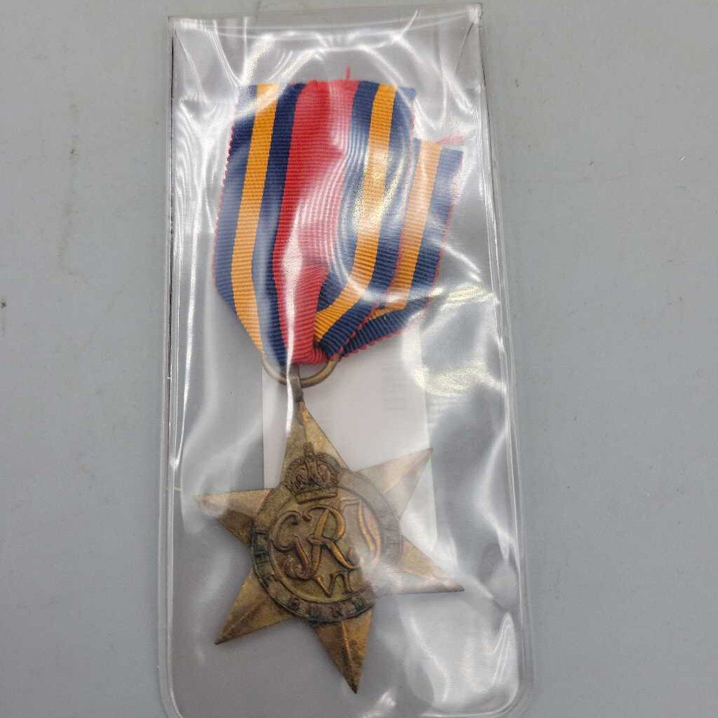 WW2 Burma Star (JL) war memorabilia
