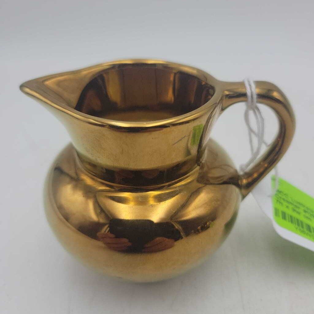 Lustreware Copper/Gold Creamer #1292 (MCC)