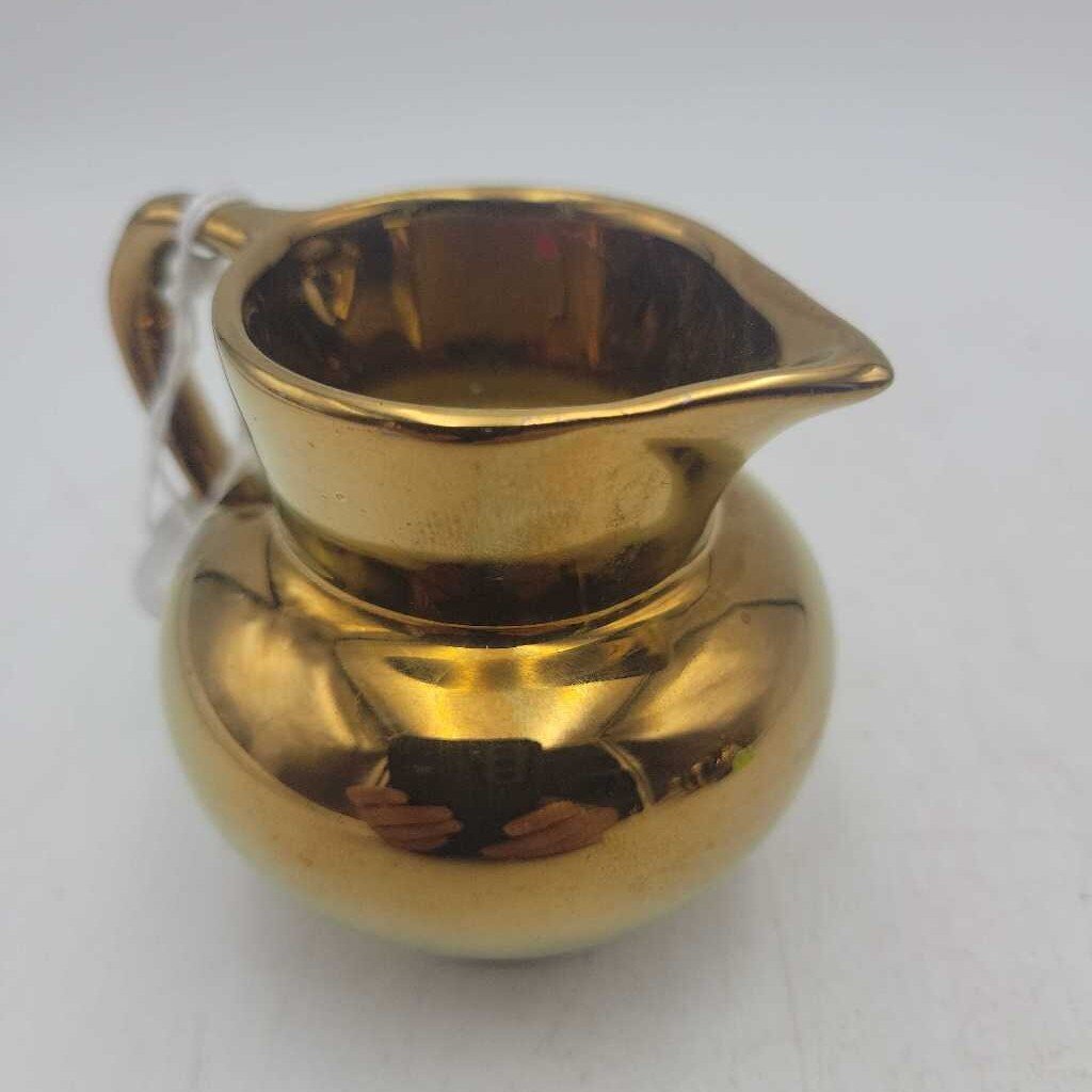 Lustreware Copper/Gold Creamer #1292 (MCC)