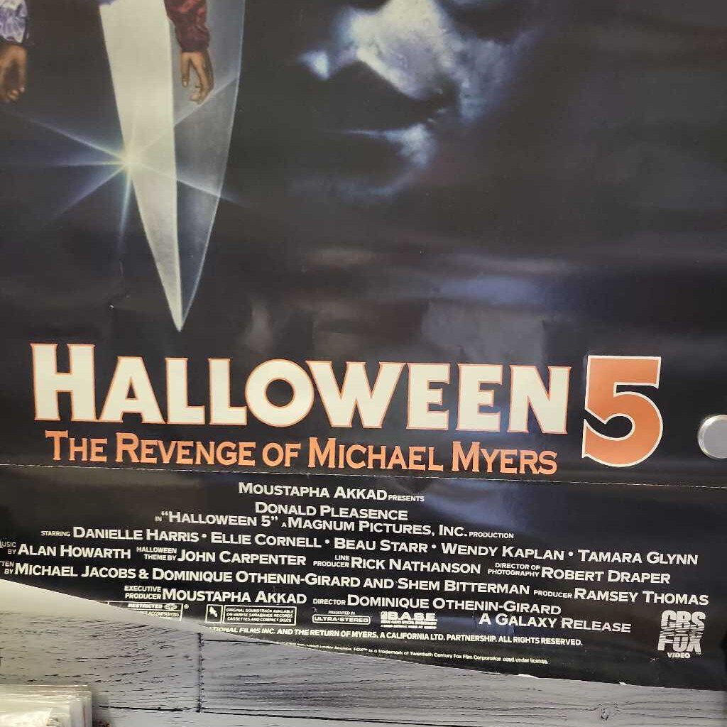 Halloween 5 Movie Poster original (BS)