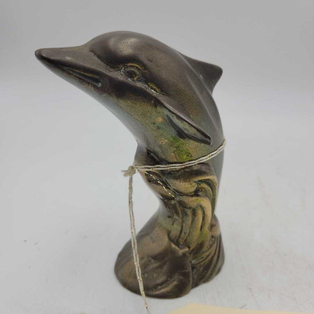WDV1598 Brass Dolphin {K}