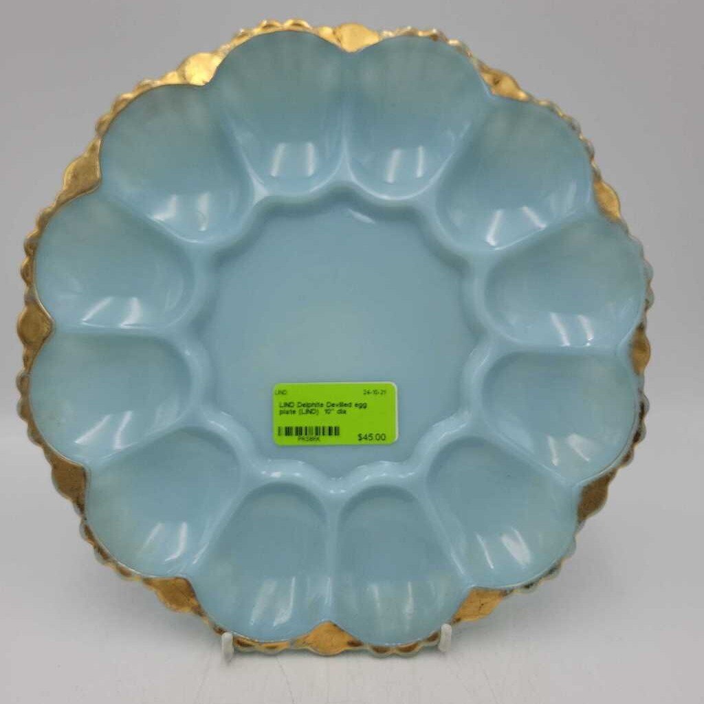 Delphite Devilled egg plate (LIND)