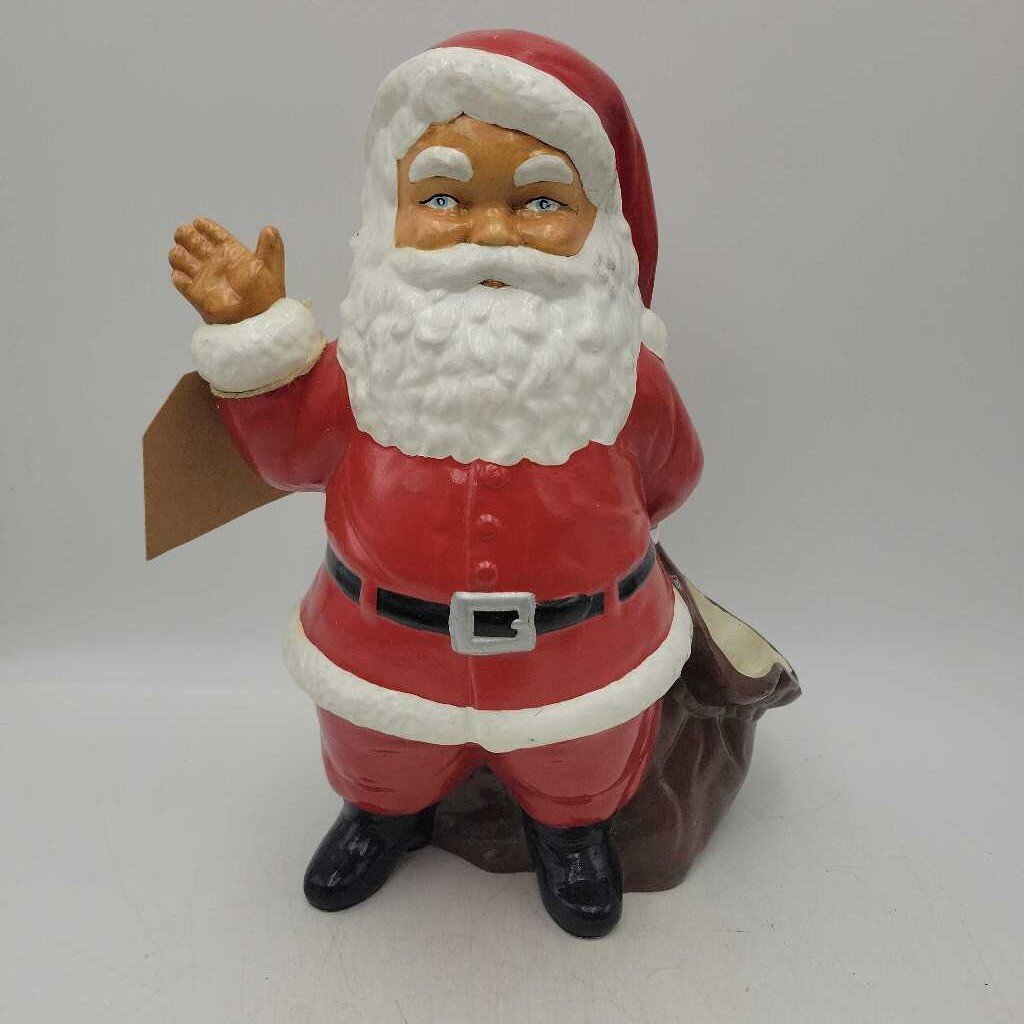 Vintage Waving Santa w Sack (0228)
